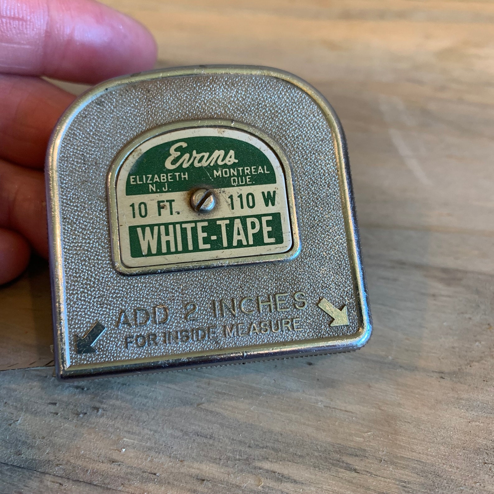 Vintage Evans Tape Measure Etsy