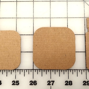 Cardboard tiles, precut shapes - Make game pieces, crafts, displays