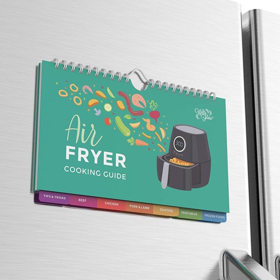 Air Fryer Cooking Time Chart + Kitchen Conversion Chart, Magnetic Sticker,  Quick Reference Guide, Conversion Chart for weights, Measures, Temperatures