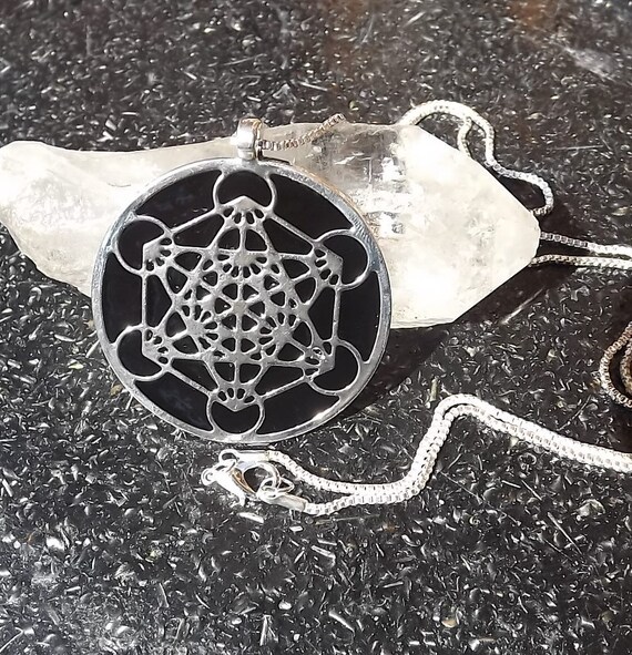 Shungite Inlay Sacred Geometry Metatrons Cube Pendant 45mm By Oraphim Emf Shield - Metatron S Cube Sacred Geometry Pendant Shungite Inlay Sacred Geometry Metatrons Cube Pendant 45mm By Oraphim Emf Shield - Metatron S Cube Sacred Geometry Pendant