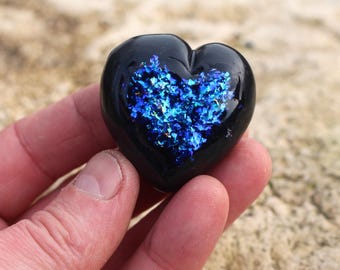 SHUNGITE HEARTS- Powerful Protection- Ideal Gifts/Wellness Aid/detox/Harmonizing/Independently tested 'Robust EMF Protection'