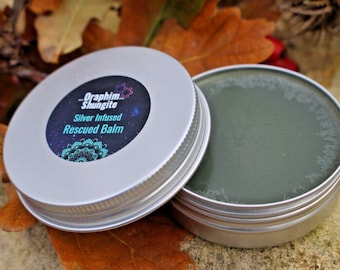 SHUNGITE RESCUED BALM C60 100% Organic Vegan for Natural Rapid Renewal: Skin + Muscles, aches and scrapes!