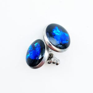 SHUNGITE STUD EARRINGS Emf solutions & Quantum Connections, Powerful Shungite Stylish Solution