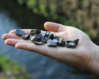 SHUNGITE ELITE STONES, Powerful Genuine Stones From Karelia C60 C70 Fullerenes Rapid Detox & Uplifting