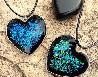 SHUNGITE PENDANTS EMF Powerful Protection, Big Hearts - Ideal Gifts/Wellness Aid/detox/Harmonizing/Independently tested 'Robust Protection'