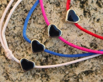 SHUNGITE Tie-on Bracelets, Calming + Balancing for all our loved little friends & Family, Emf Protection too.