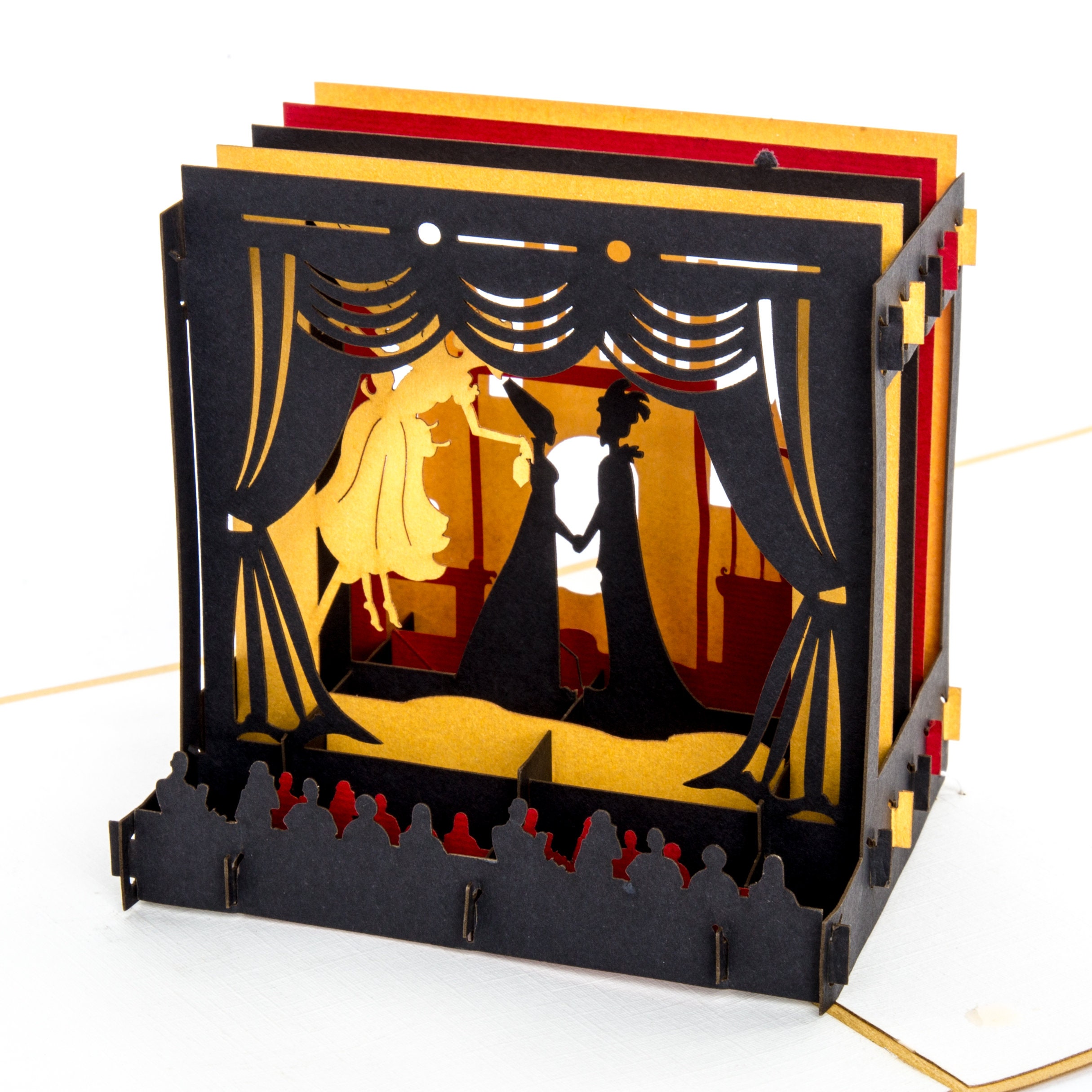 Biglietto Pop-Up Teatro 3D – Regalo Esperienza Culturale Per Amanti Del Teatro, Compleanno, Natale E Anniversario