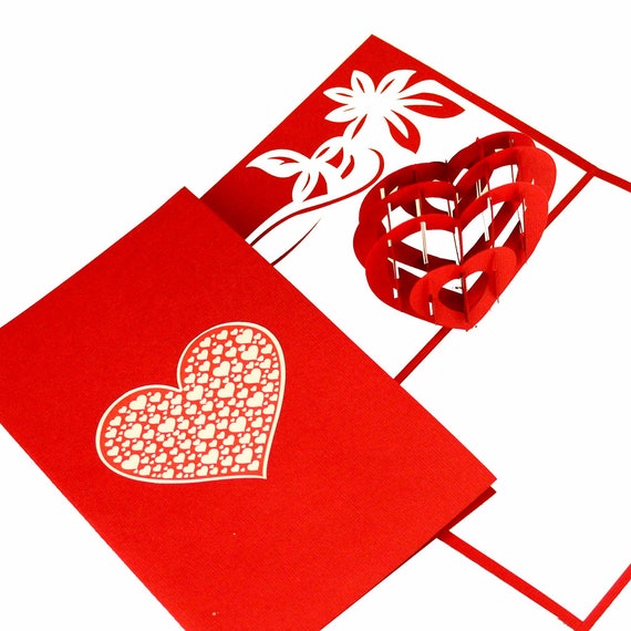 Cartes Pop-up Cartes Pop-up – Carte De Mariage Mariage Amour Amoureux Engagé Mariage