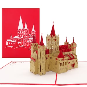 Carte pop-up « Bonn - Bonn Minster » Carte d'anniversaire 3D, bon de voyage et souvenir - Bonn Card