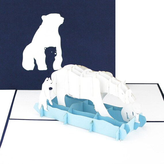Old English Co. Lustige Geburtstagskarte Mit Eisbär – 15x15 Cm, 280g/m², Blanko Innen, Inkl. Umschlag
