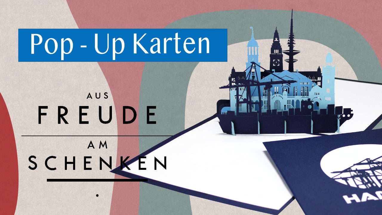 Biglietto Pop-up 3D "Magonza - Panorama Con La Cattedrale Di Magonza E La Città Vecchia" - Biglietto Di Auguri Unico Come Biglietto Di - Foto 10