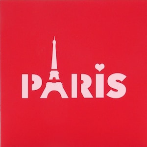 Pop Up Karte Paris Je t'aime 3D Grußkarte Paris & Eiffelturm Souvenir, Reisegutschein und Gutschein Städtetrip Hochzeitsreise Bild 4