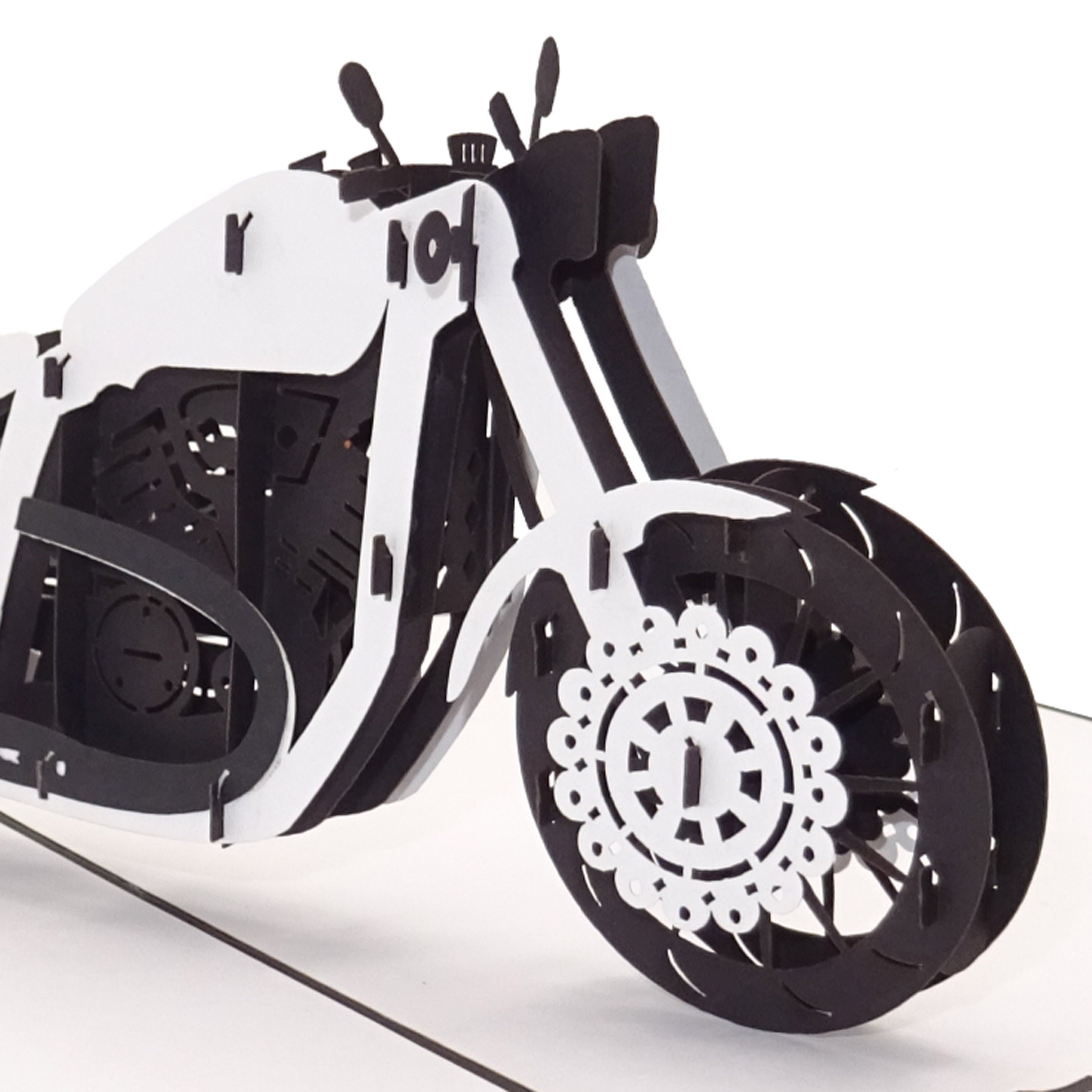 Biglietto Pop-Up 3D Per Ciclisti - Auguri Compleanno Con Nota Vuota, Design Fatto A Mano - Foto 14