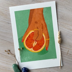 Art Print “Fruit Love” illustration by Raissa Oltmanns