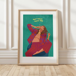 Art Print “free” illustration by Raissa Oltmanns