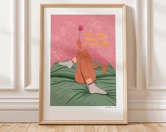 Art Print “How to say F*CK YOU in a nice way” illustration by Raissa Oltmanns