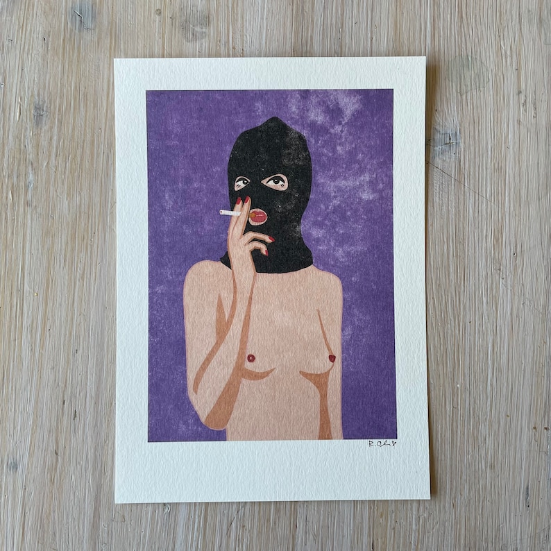 Art Print My Body is not a Crime Illustration by Raissa Oltmanns Bild 5