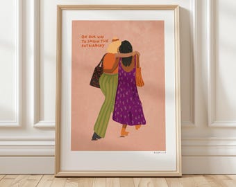 Art Print “Smash the Patriarchy” illustration by Raissa Oltmanns