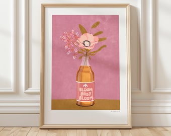 Art Print "Bloom Baby Bloom" Illustration by Raissa Oltmanns