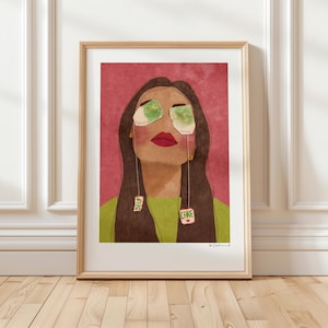 Art Print “Time for a tea break” Illustration by Raissa Oltmanns