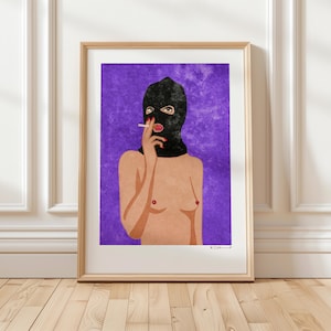 Art Print “My Body is not a Crime” Illustration by Raissa Oltmanns