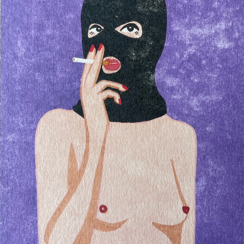 Art Print My Body is not a Crime Illustration by Raissa Oltmanns Bild 2