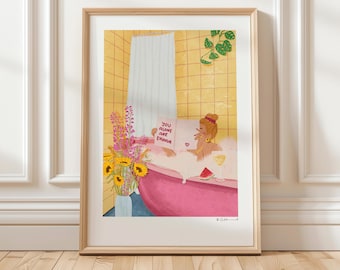 Art Print “You alone are enough” Illustration by Raissa Oltmanns