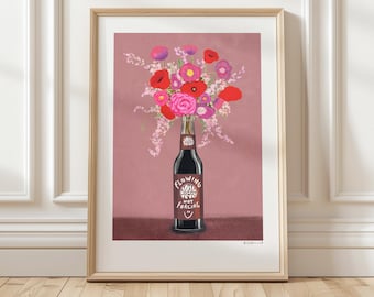 Art Print "Flowing not Forcing" illustration by Raissa Oltmanns