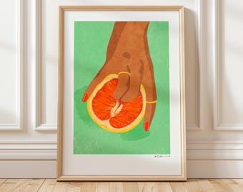 Art Print “Fruit Love” illustration by Raissa Oltmanns