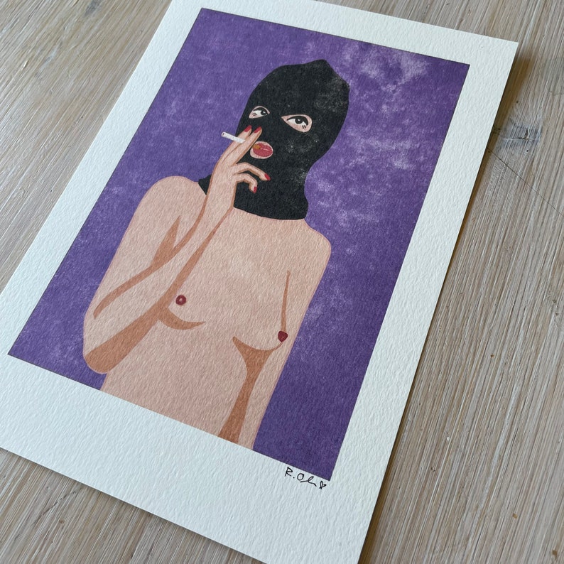 Art Print My Body is not a Crime Illustration by Raissa Oltmanns Bild 6