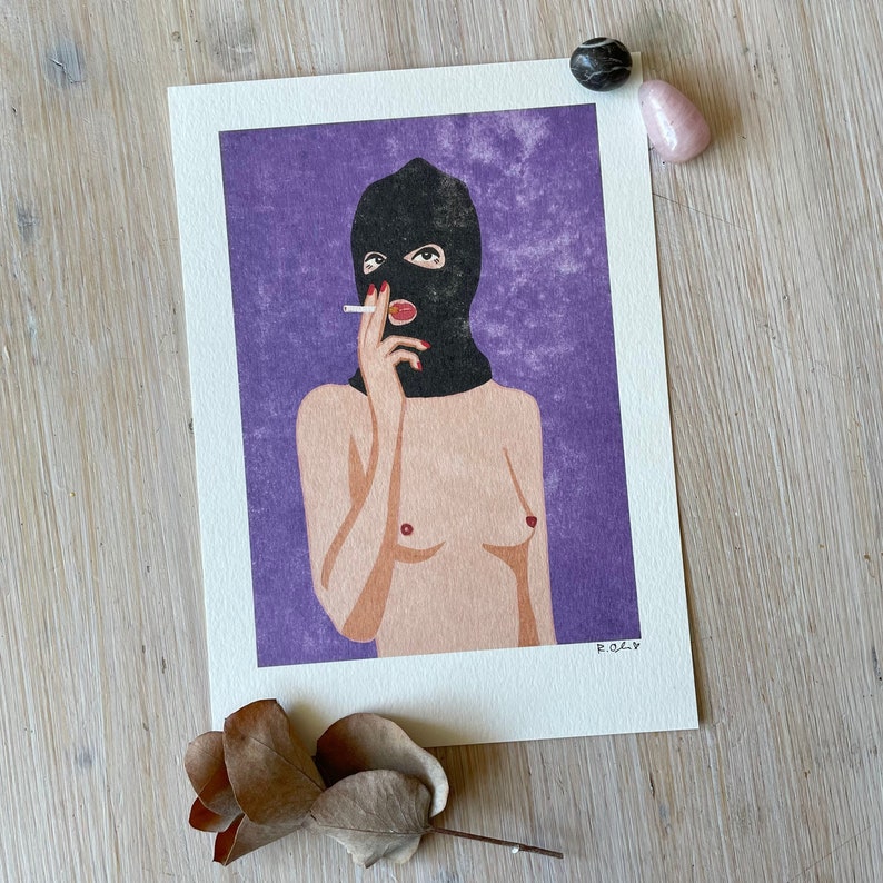 Art Print My Body is not a Crime Illustration by Raissa Oltmanns Bild 1