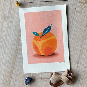 Art Print “Your ass is peachy” Illustration by Raissa Oltmanns