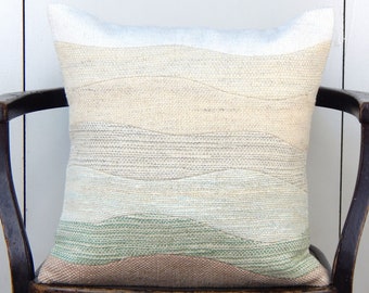 Wave Throw Pillow Etsy