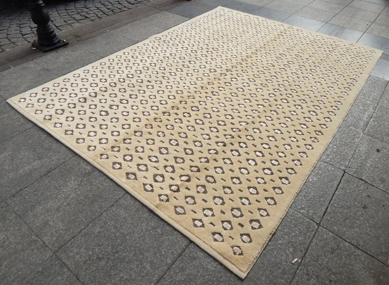 Cream Rug 6x8 off White Carpet Ivory Scandinavian Pile Rug Etsy