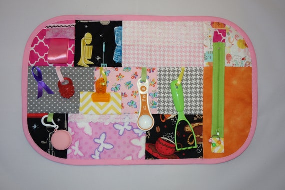 Cooking Theme Sensory Mat: Dementia, Alzheimer's, ADHD Activity Quilt
