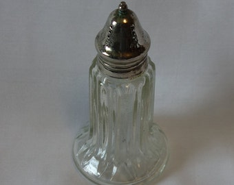 Vintage Pressed Glass Salt Shaker: Decorative Spice Shaker, Collector Gift