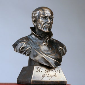 11 cm hohe St. Ignatius Büste