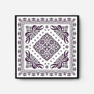 Floral Sampler Cross Stitch Pattern Modern, Monochrome Folk Cross Stitch Pattern PDF, Flowers, Pillow, Embroidery Vintage, Digital Download