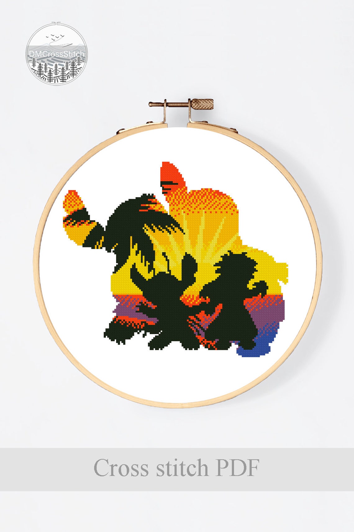 Baby Modern Cross Stitch Pattern PDF Fairy Tale Counted Cross Etsy Counted cross stitch pattern baby nursery decor easy cross