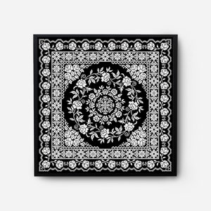 Floral Sampler Cross Stitch Pattern Modern, Monochrome Folk Cross Stitch Pattern PDF, Flowers, Pillow, Embroidery Vintage, Digital Download