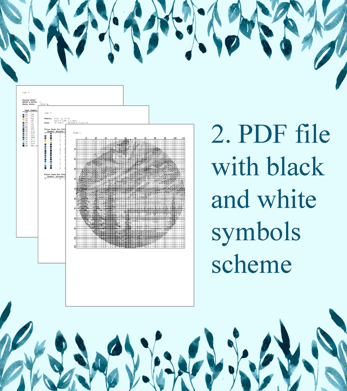 CAPRICORN ZODIAC Cross Stitch Pattern PDF Animals Embroidery Wall