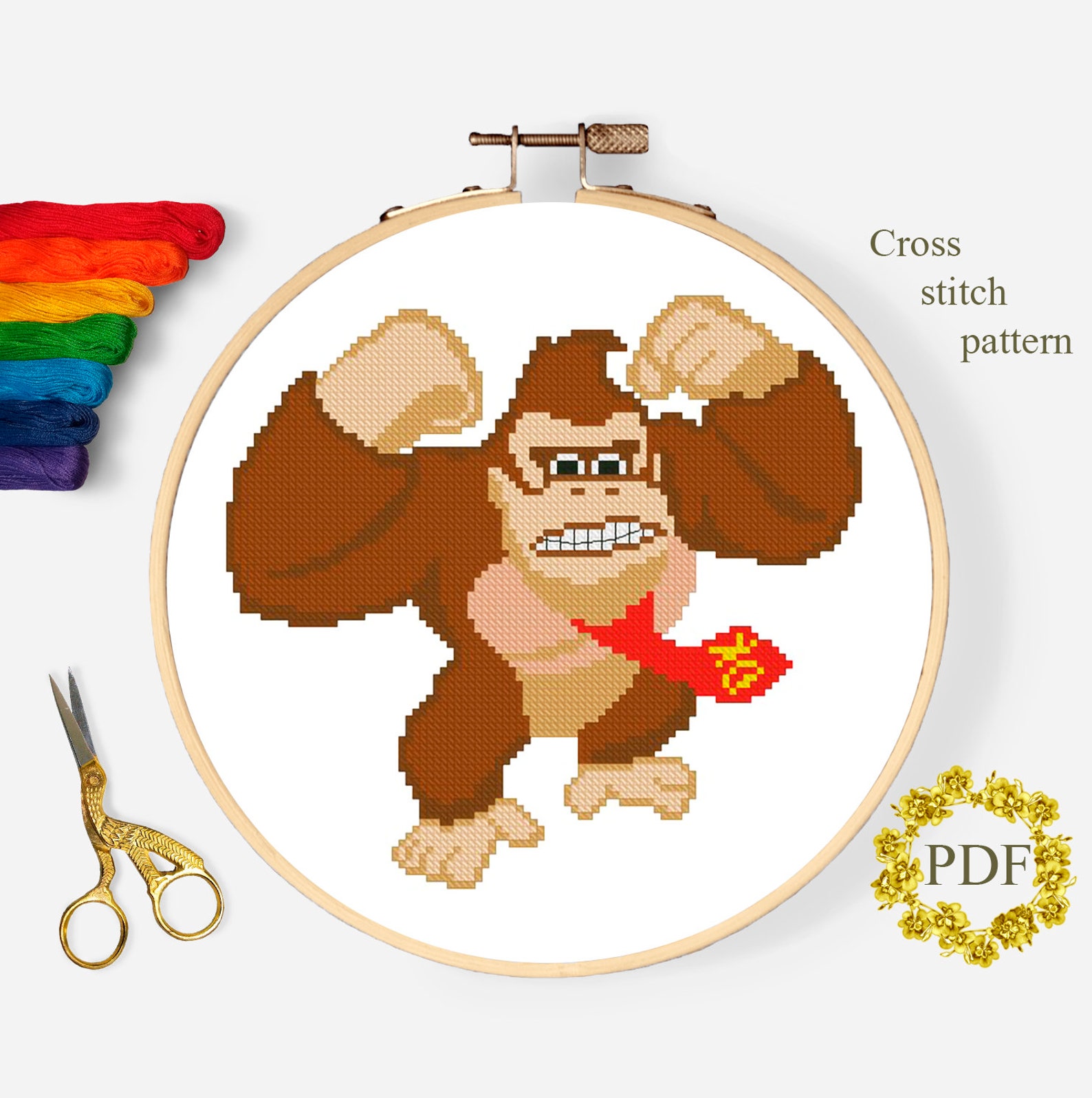 Video Game Modern Cross Stitch Pattern Nerdy Counted Cross | Etsy