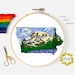 Iowa State Map Modern Cross Stitch Pattern PDF, Landscape Counted Cross ...