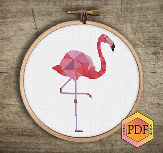 Cross Stitch Flamingo Chart