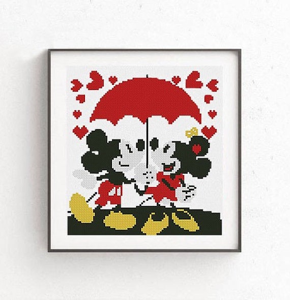 Minnie Mouse Cross Stitch Chart