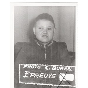 Disabled boy in wheelchair cart - vintage medical photo - growing up different - Belgium medicine social history family life photo +2355F