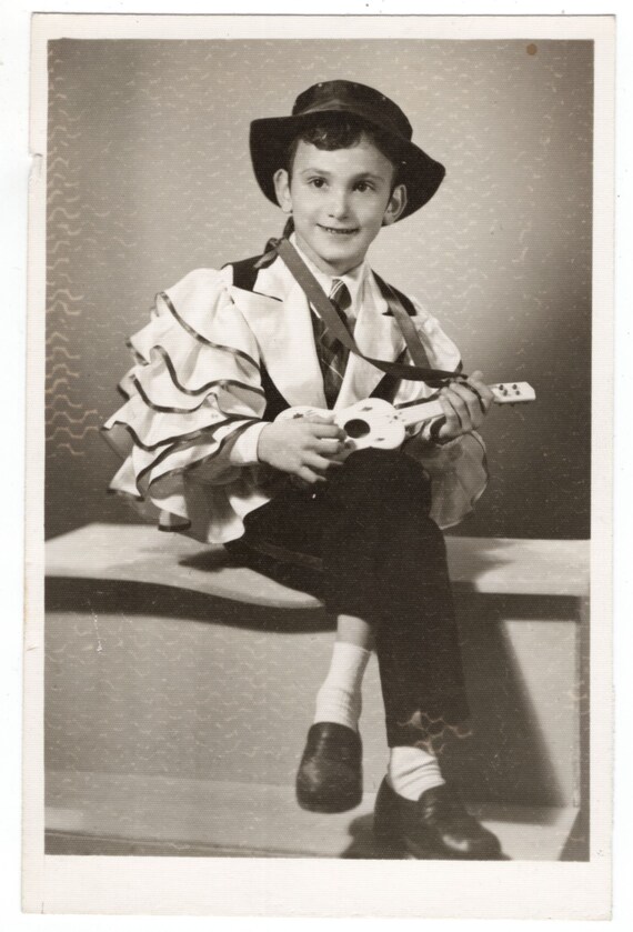 Vintage Photo Young Teenage Musician Boy Musical Instriments - Etsy