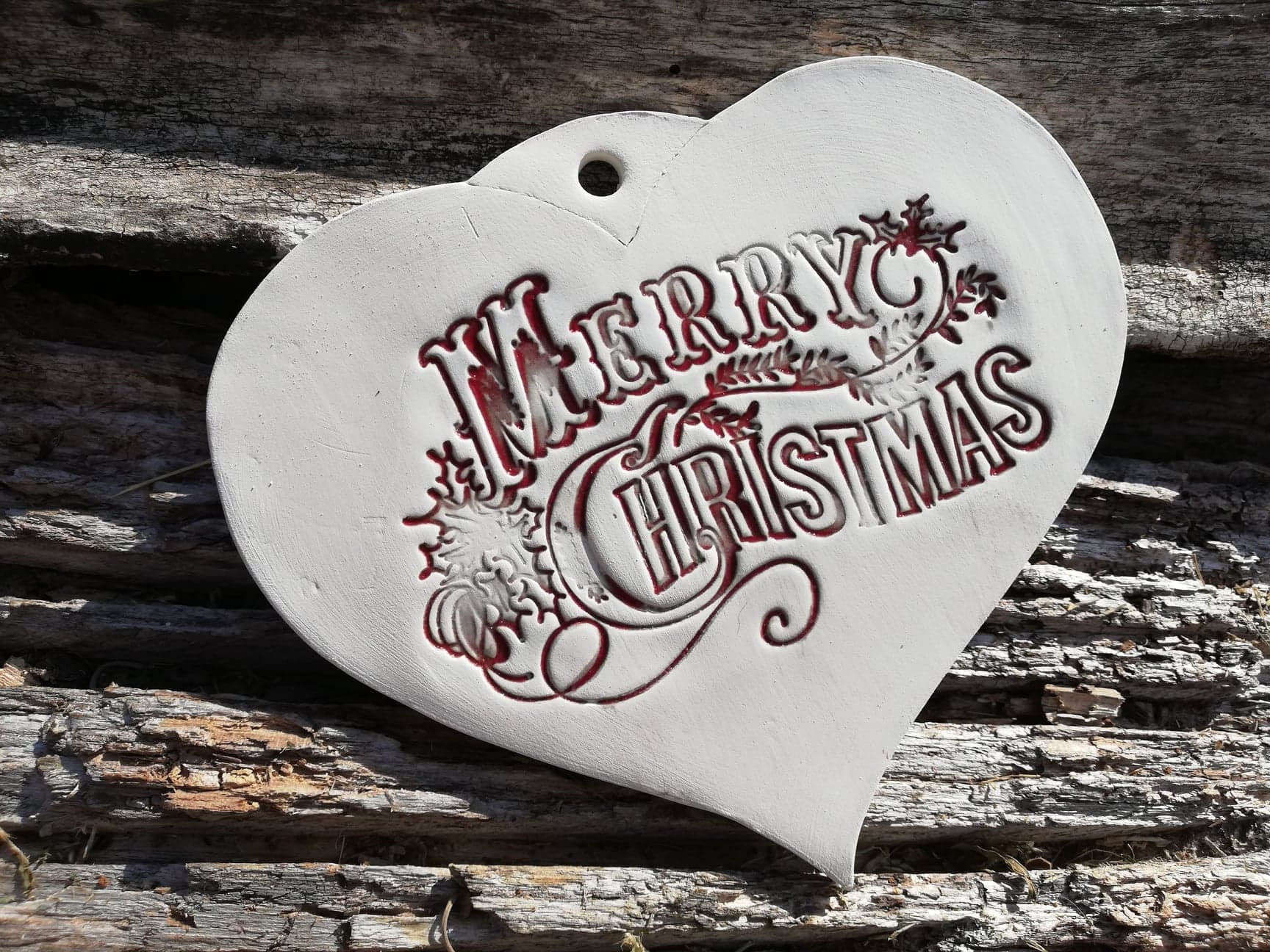 Frohe Weihnachten Herz Frohe Weihnachten Weihnachtsgeschenk Etsy