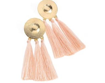 Premium Gold Plated Cz Tassel Drop Earring For Women main image 0