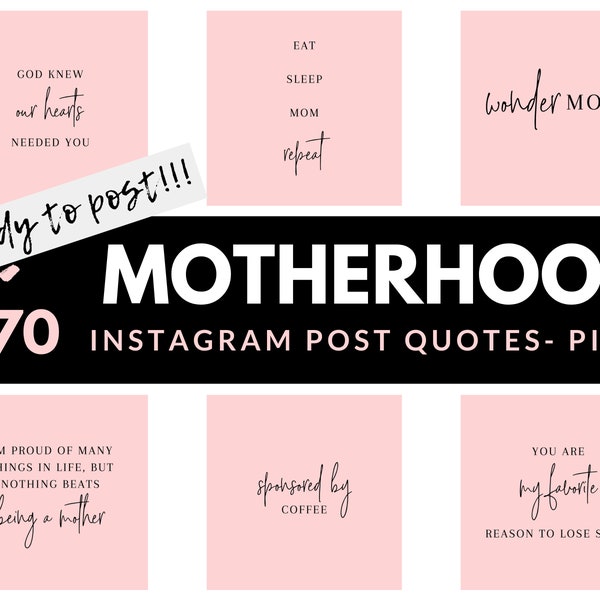Motherhood Quotes Etsy